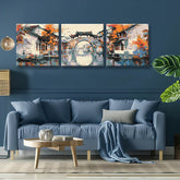 Paint by Numbers triptych Pano-083-3T